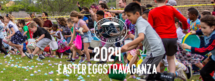 Kids Easter Egg Hunt at the 2024 Easter Eggstravaganza in McLendon Chisholm.