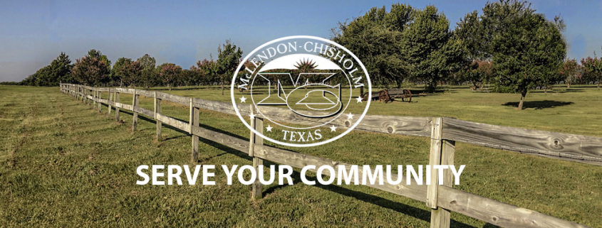 Open green space in the City of McLendon Chisholm.